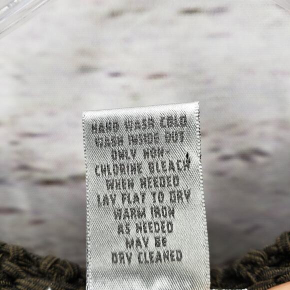 Chico's Women's Brown Knit V-Neck Pullover Long Sleeve Top Size 2 - Picture 10 of 15